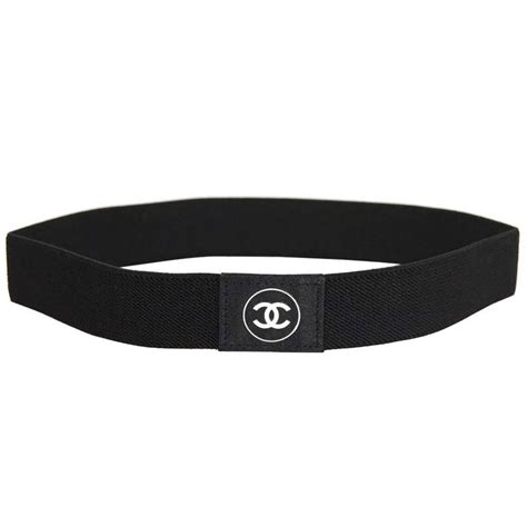 chanel black elastic headband|Chanel beanie 2022.